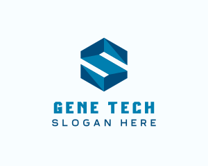 Generic Hexagon Letter S logo design