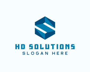 Generic Hexagon Letter S logo design