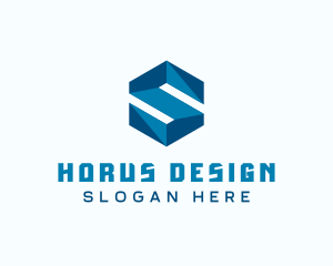 Generic Hexagon Letter S logo design