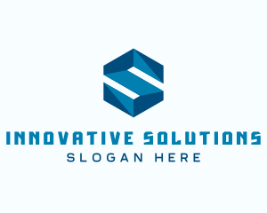 Generic Hexagon Letter S logo design