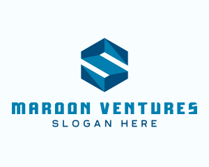 Generic Hexagon Letter S logo design