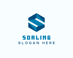 Generic Hexagon Letter S logo design