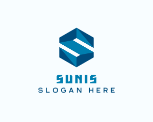 Generic Hexagon Letter S logo design