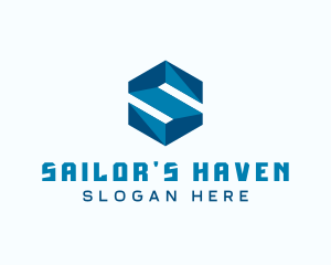 Generic Hexagon Letter S logo design