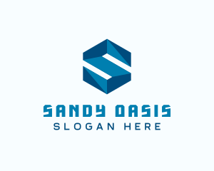 Generic Hexagon Letter S logo design