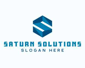 Generic Hexagon Letter S logo design