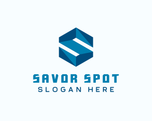 Generic Hexagon Letter S logo design