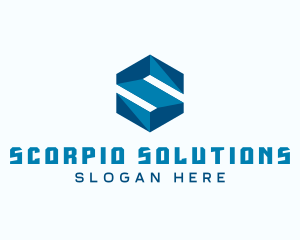 Generic Hexagon Letter S logo design