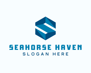 Generic Hexagon Letter S logo design