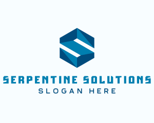 Generic Hexagon Letter S logo design