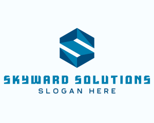 Generic Hexagon Letter S logo design