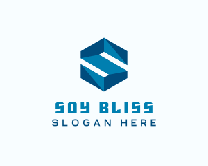 Generic Hexagon Letter S logo design