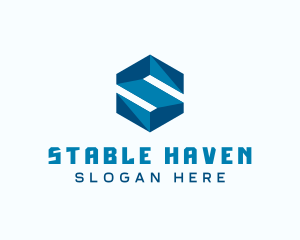 Generic Hexagon Letter S logo design