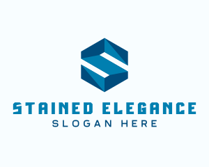 Generic Hexagon Letter S logo design