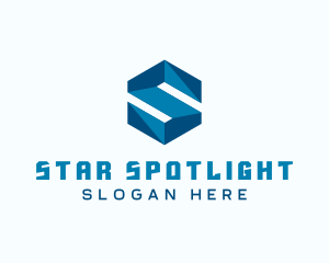 Generic Hexagon Letter S logo design