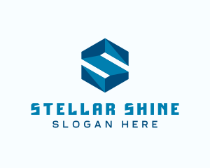 Generic Hexagon Letter S logo design