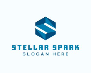 Generic Hexagon Letter S logo design