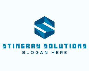 Generic Hexagon Letter S logo design