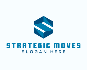 Generic Hexagon Letter S logo design