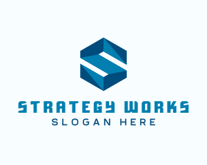 Generic Hexagon Letter S logo design