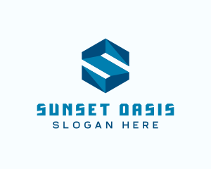 Generic Hexagon Letter S logo design