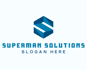 Generic Hexagon Letter S logo design