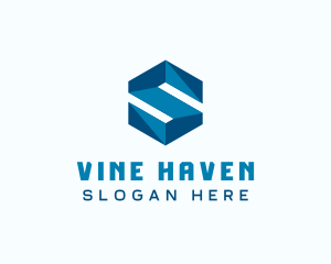 Generic Hexagon Letter S logo design