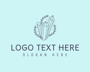 Crystal - Fashion Jewel Gem logo design