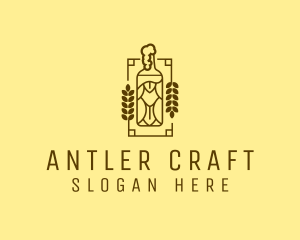 Craft Beer Bottle  logo design