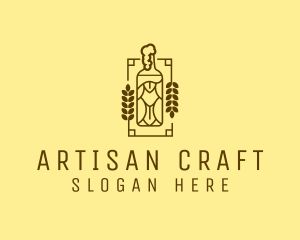 Craft - Craft Beer Bottle logo design