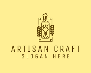 Craft Beer Bottle  logo design