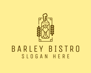 Barley - Craft Beer Bottle logo design