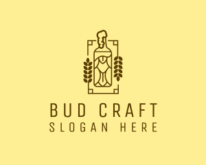 Craft Beer Bottle  logo design