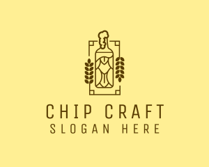 Craft Beer Bottle  logo design