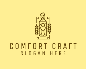 Craft Beer Bottle  logo design