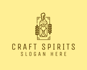 Alcohol - Craft Beer Bottle logo design