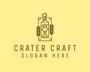 Craft Beer Bottle  logo design