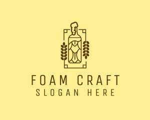 Craft Beer Bottle  logo design