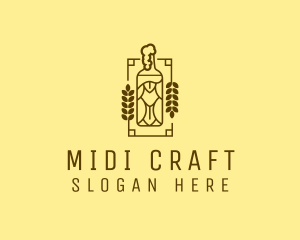 Craft Beer Bottle  logo design