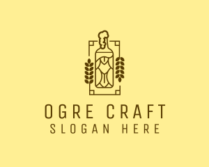 Craft Beer Bottle  logo design