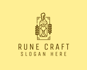 Craft Beer Bottle  logo design