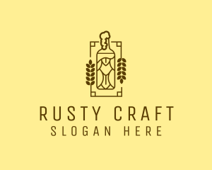 Craft Beer Bottle  logo design