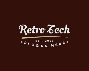 Retro Quirky Store logo design