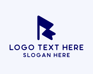 Interior Design - Fashion Clothing Letter R logo design