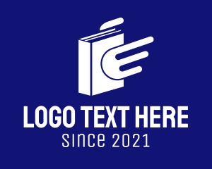 Teach - Winged Academic Book logo design