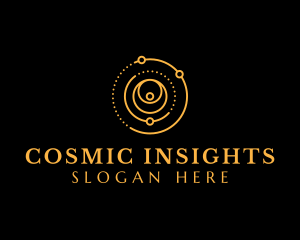 Cosmic Moon Astrology logo design