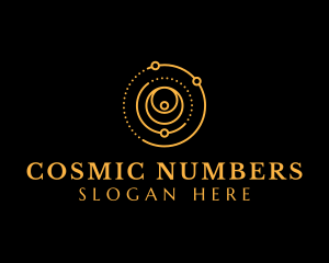 Cosmic Moon Astrology logo design