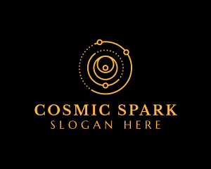 Cosmic Moon Astrology logo design