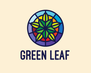 Nature Leaf Mosaic  logo design