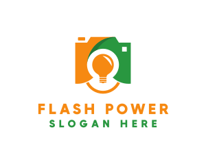 Flash Bulb Photography logo design